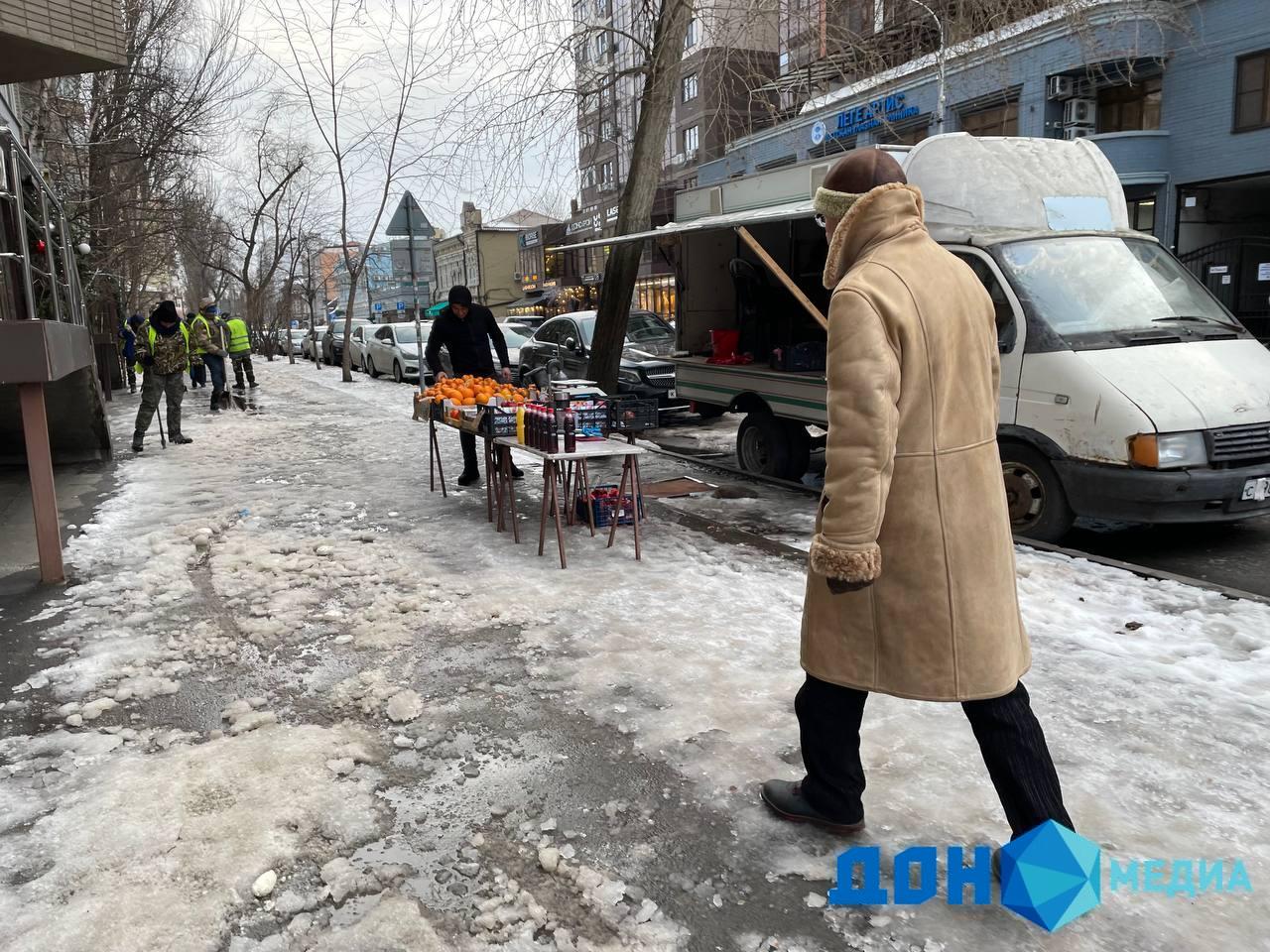 ДОН24 - Без прикрас: фотокорреспондент ИА «ДОН 24» запечатлел ледяные улицы  центра Ростова