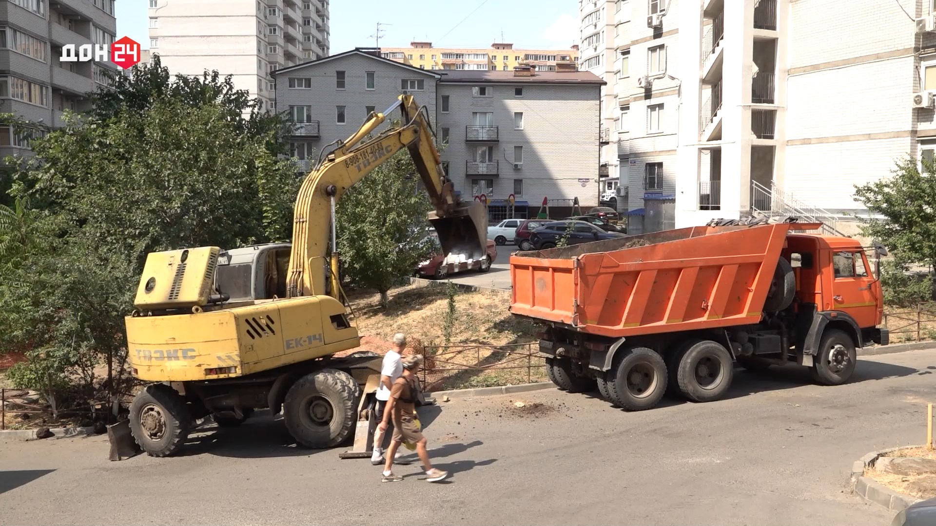 ДОН24 - Устранение коммунального ЧП в Железнодорожном районе донской столицы