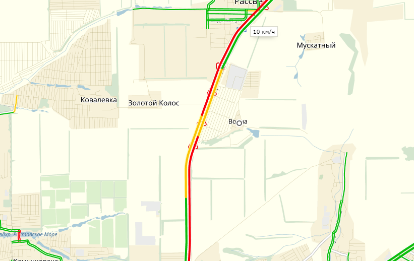 Карта пробок в ростове на дону сейчас