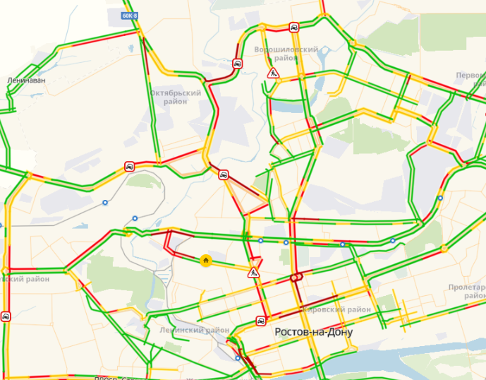 Пробки ростов на дону