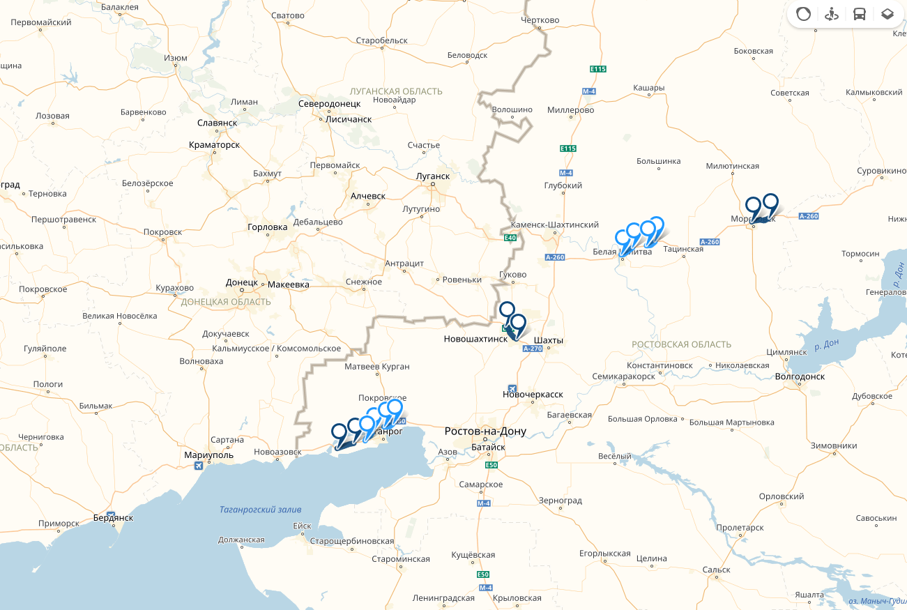 Карта Ростовской области и Украины с границами. Ростов на Дону граница с Украиной. Чертково на карте