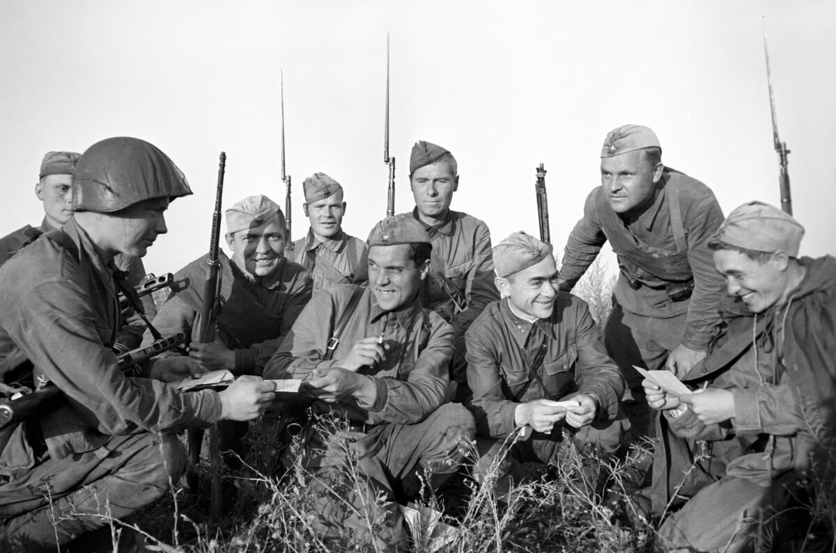 Фотографии советских солдат времен ВОВ