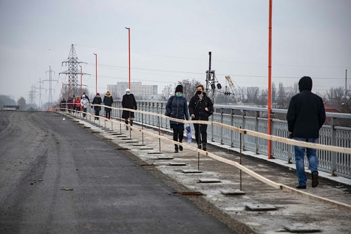 Строительство моста на малиновского