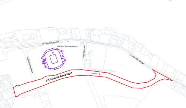 В Ростове дорогу от ш. Восточное до ул. Левобережной назвали в честь Бориса Слюсаря