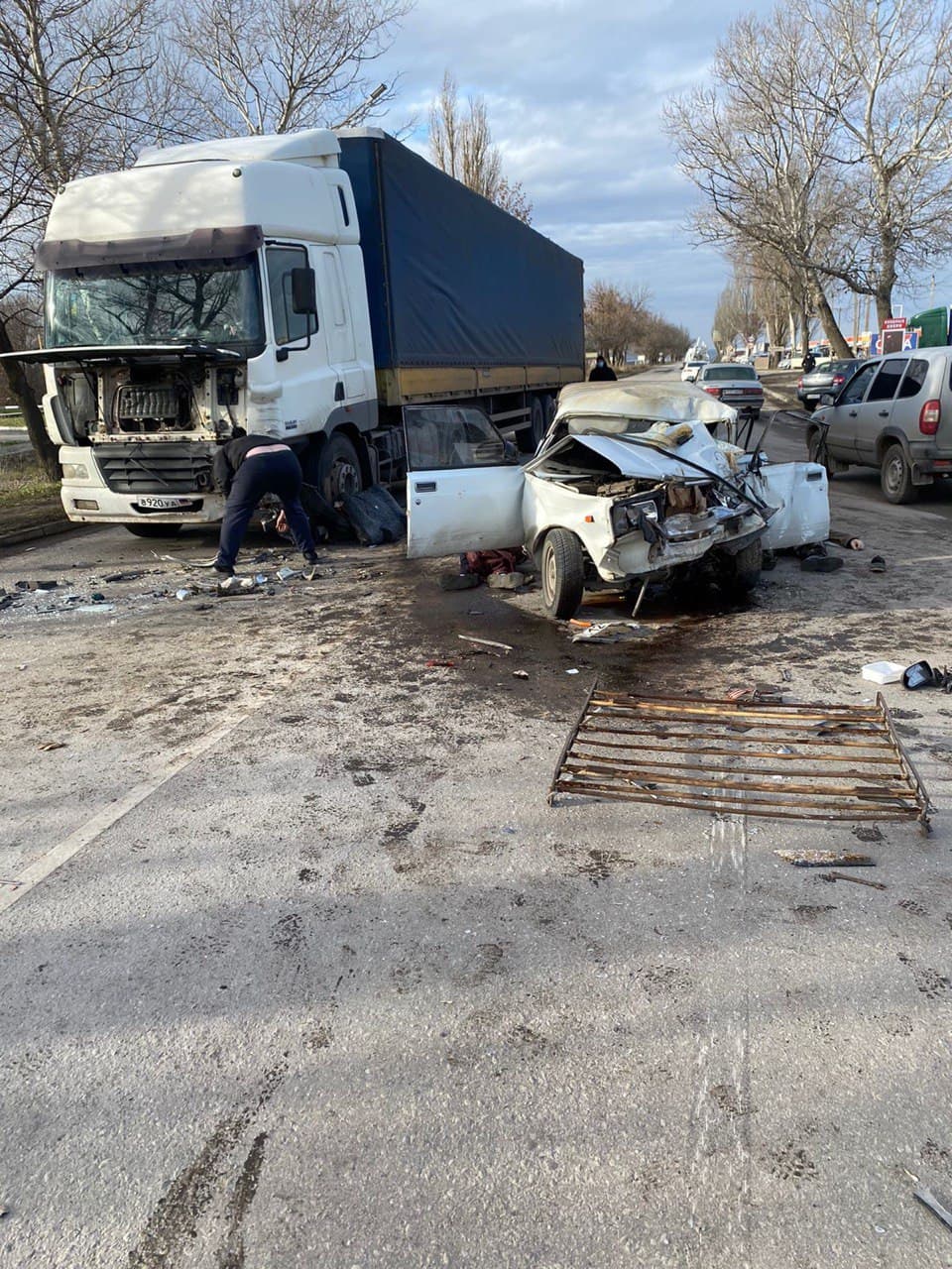 Авария на Николаевском шоссе Таганрог