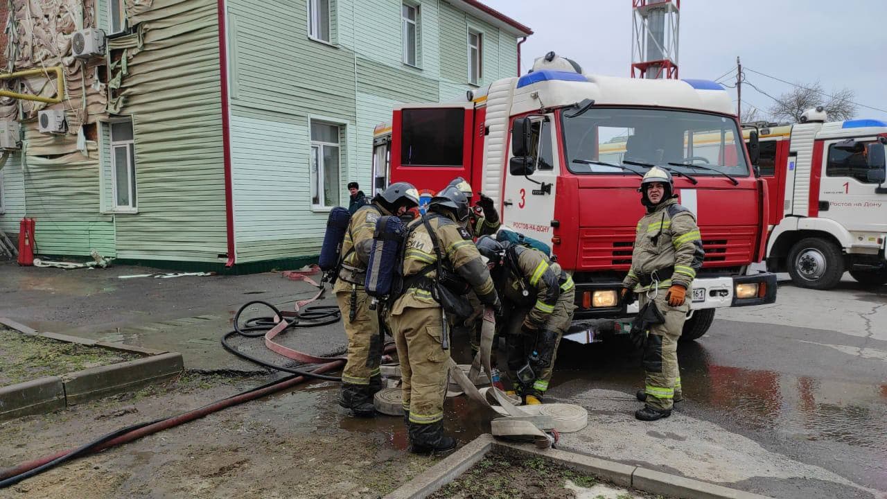 Пожар западный ростов