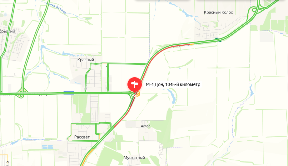 Пробки на м4 дон сейчас онлайн карта ростовская обл