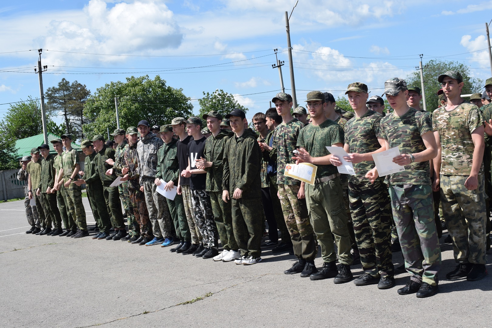 План военных сборов после 10 класса на базе школы