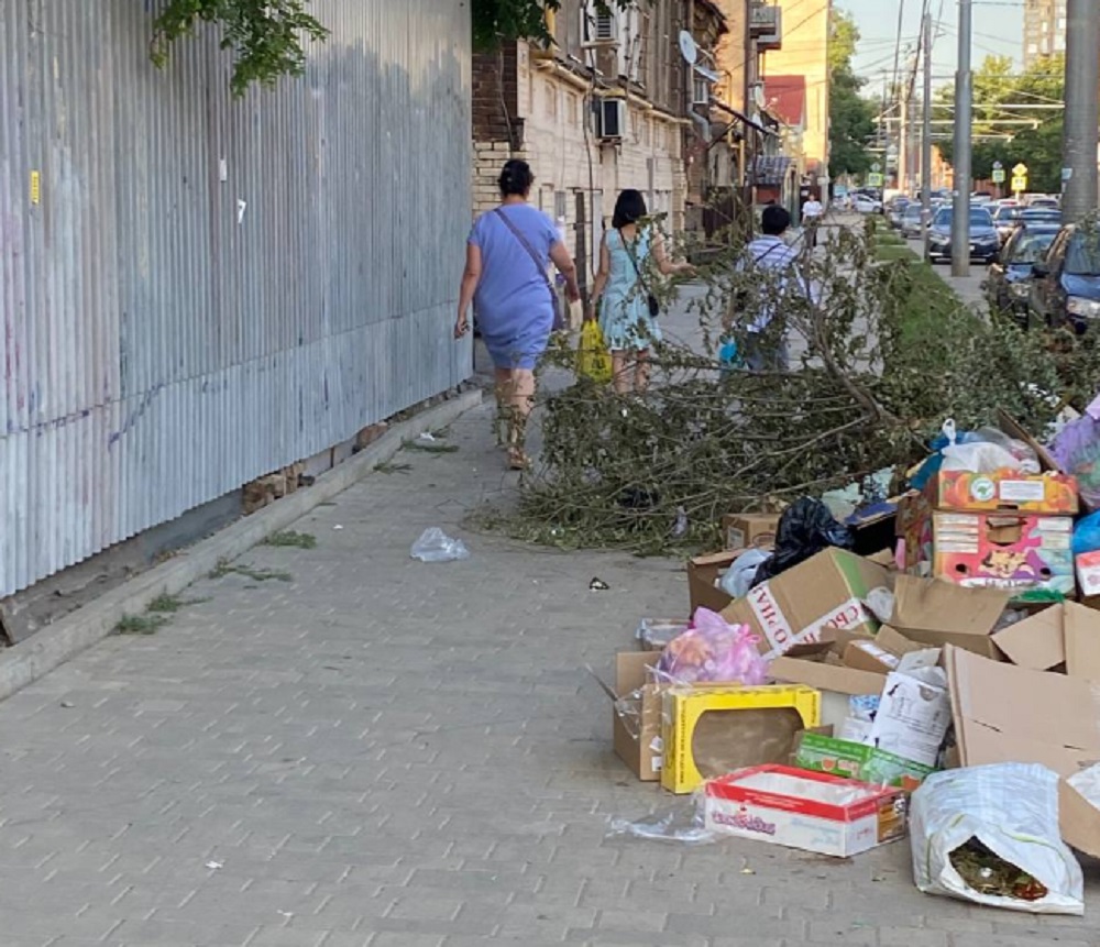 Фото мусора в городе